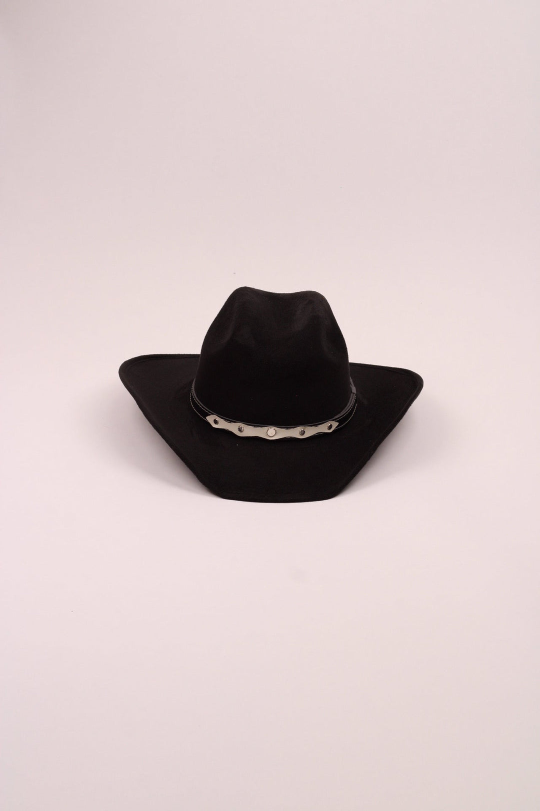 Kids Vegan Suede Austin Hat - Black