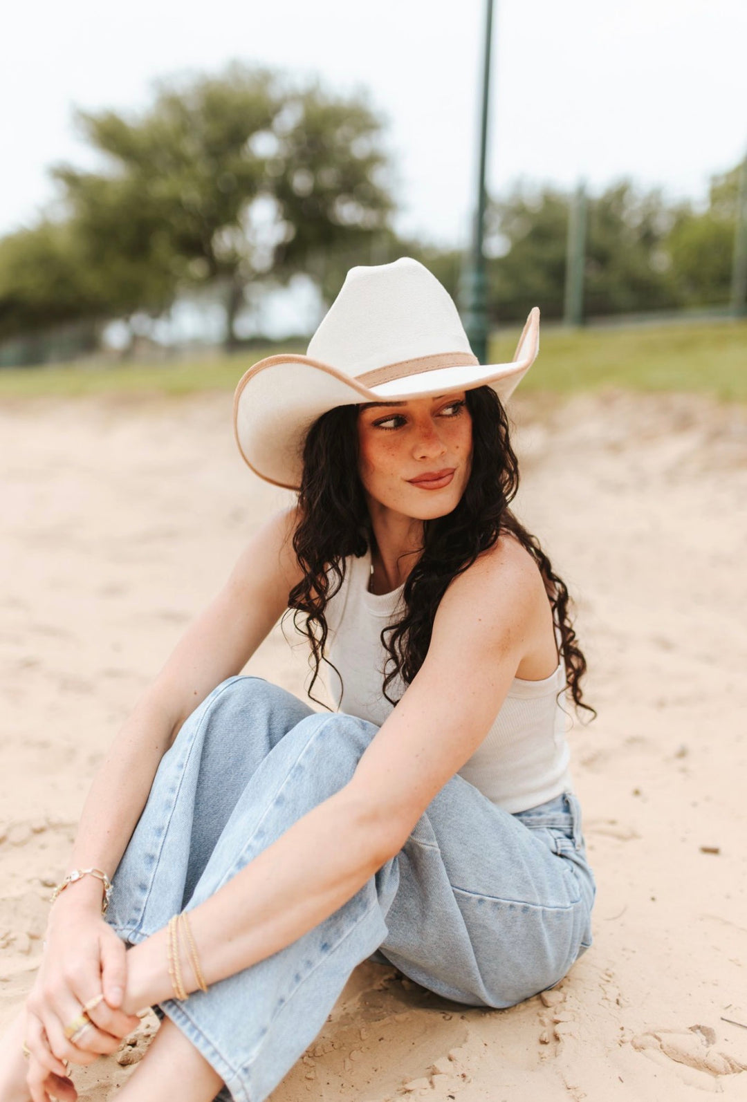 Durango Cowboy Hat - Duo Tone - Ivory + Cappuccino
