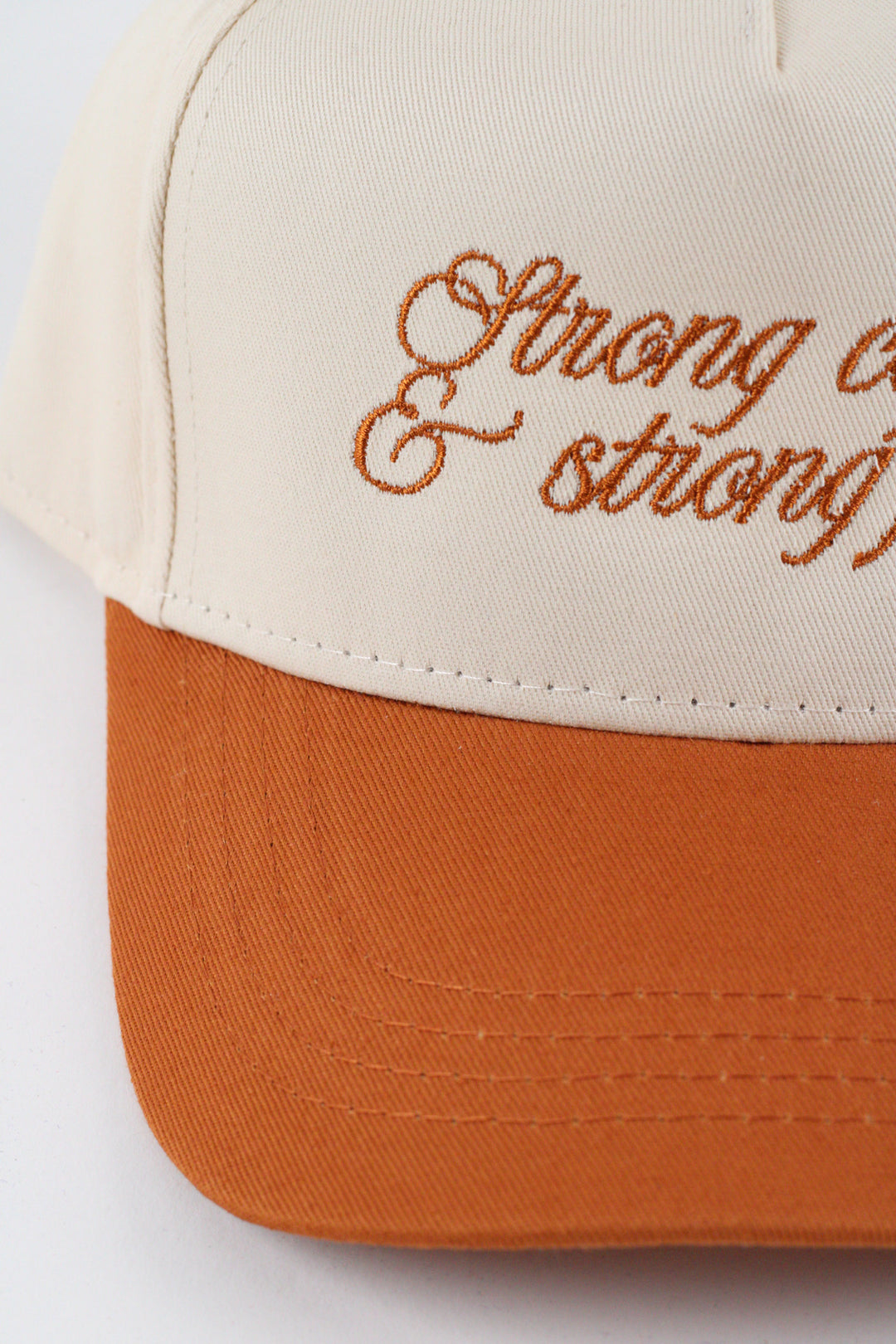 Strong Coffee & Strong Faith Canvas Hat