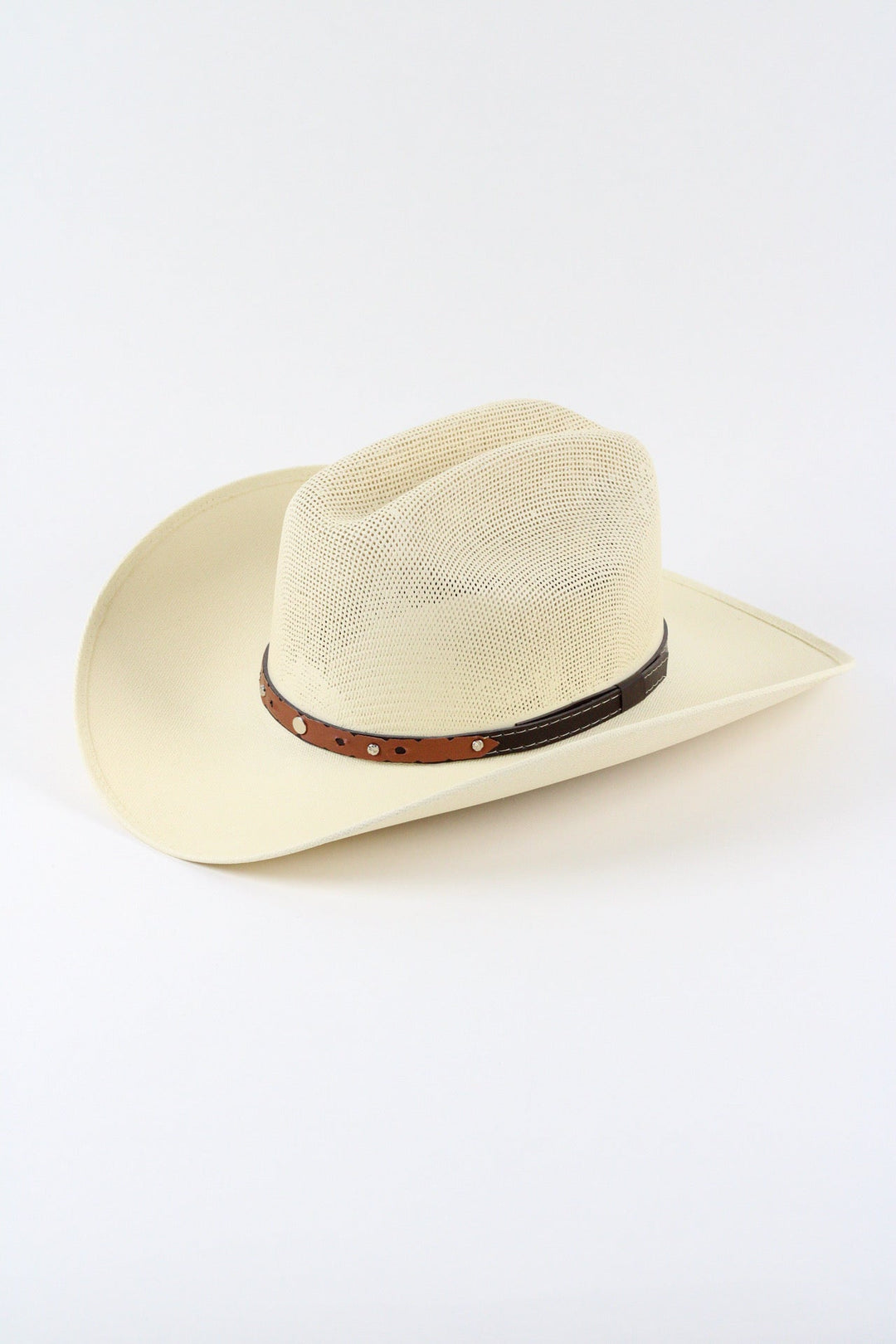 Luckenbach Cattlemen Straw Cowboy Hat - Natural