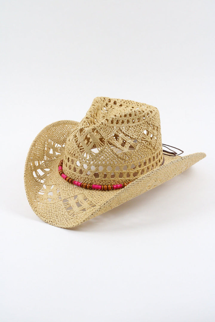 Bayside Rancher Raffia Hat - Natural
