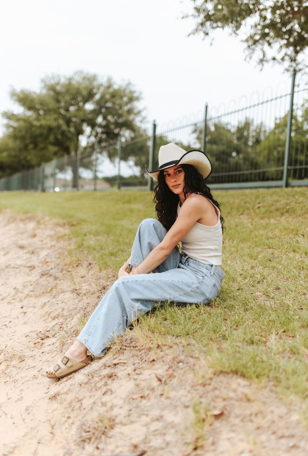 Durango Cowboy Hat - Duo Tone - Ivory + Black