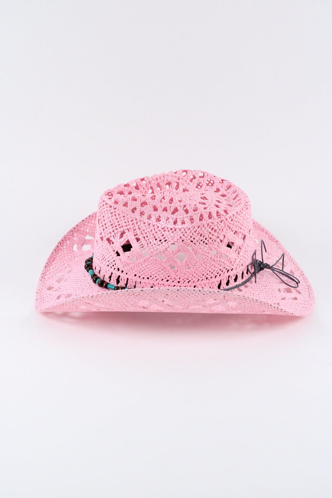 Bayside Rancher Raffia Hat - Pink