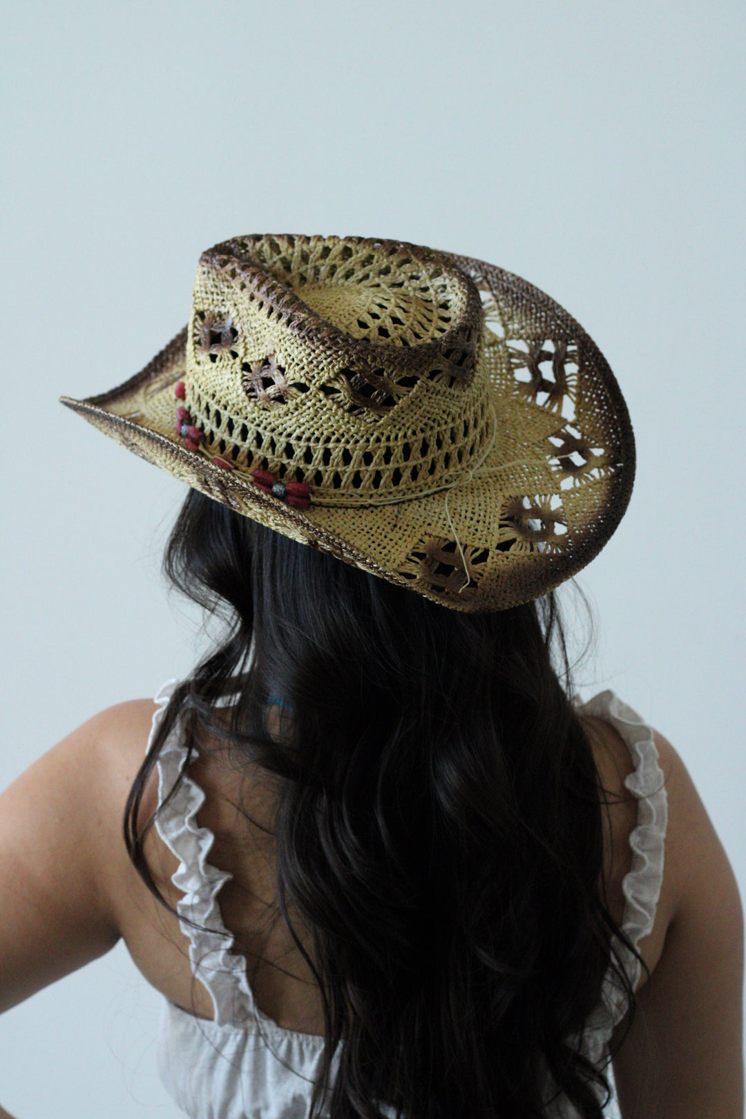 Bayside Western Raffia Hat - Sunburst
