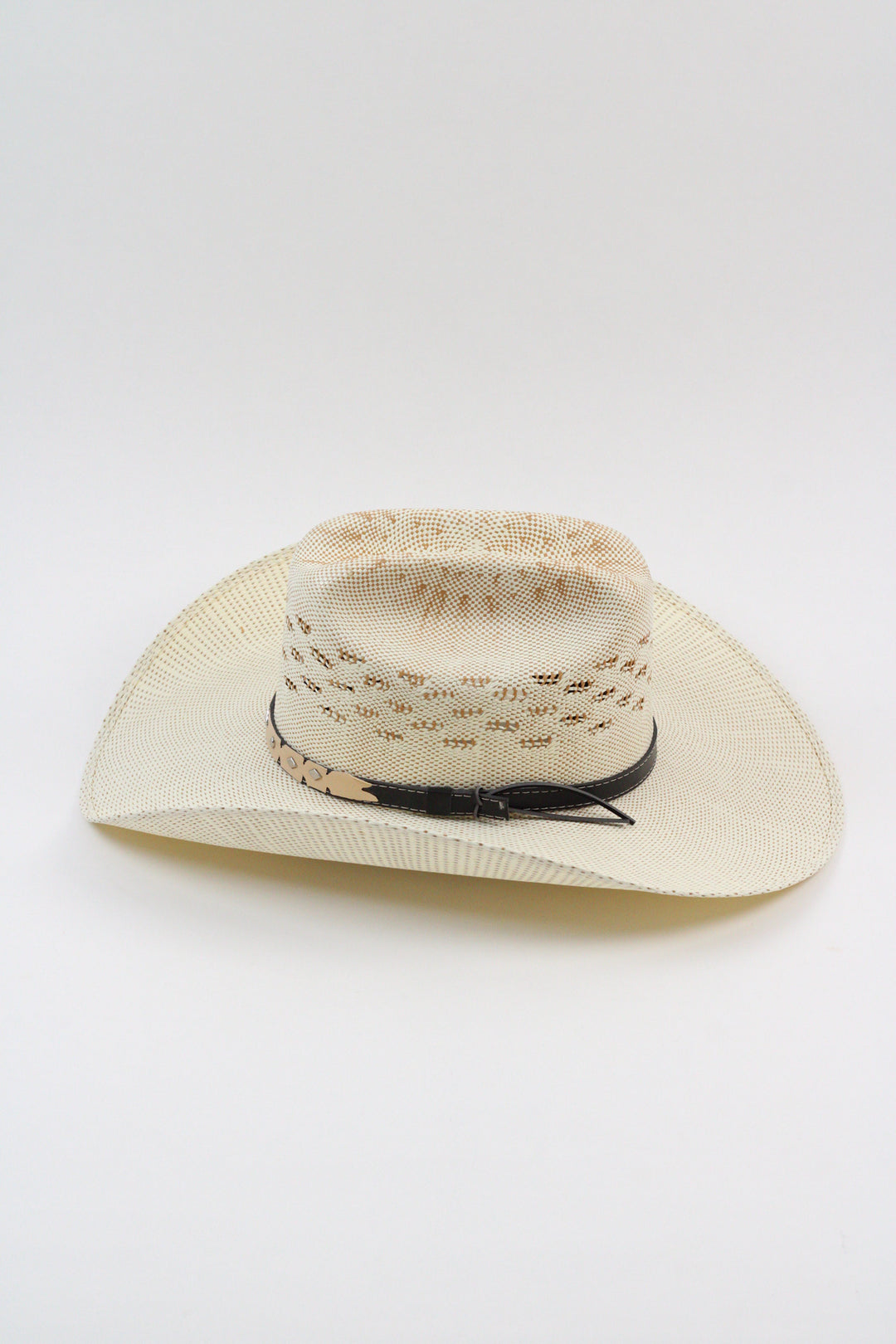 Bailey Cattleman Straw Cowboy Hat - Bone