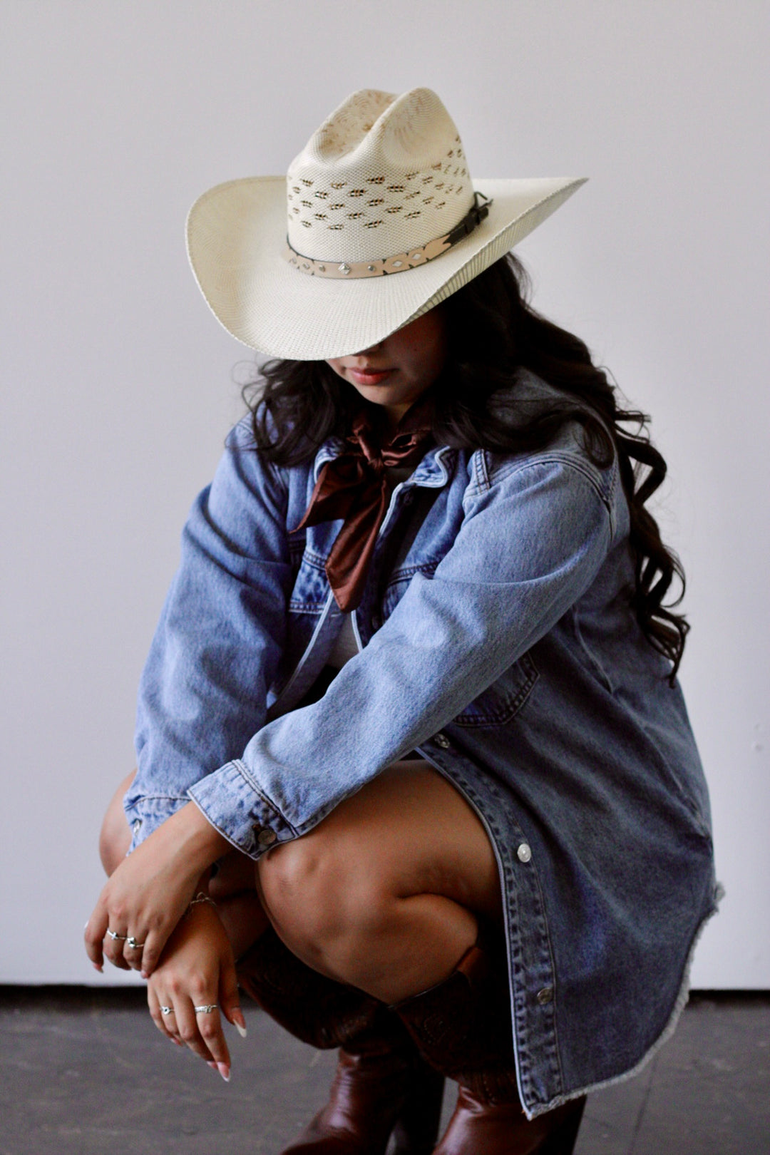 Bailey Cattleman Straw Cowboy Hat - Bone