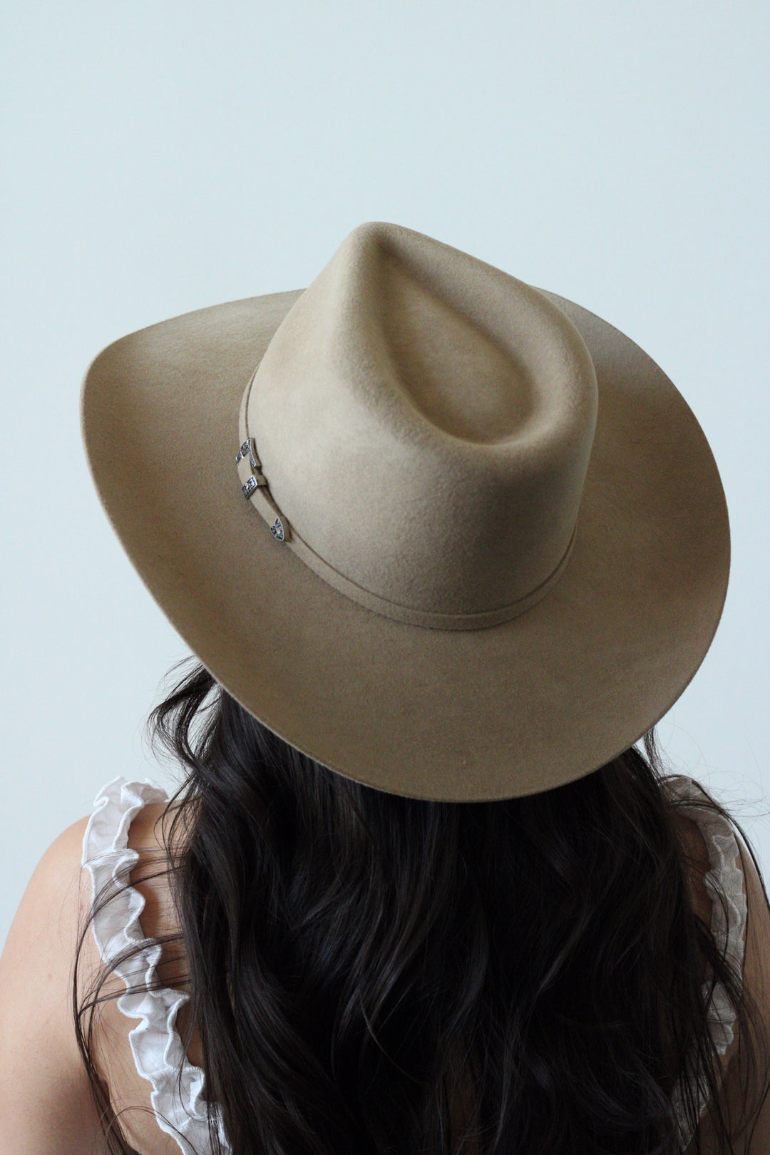 Cheyenne Western Teardrop Hat - Camel