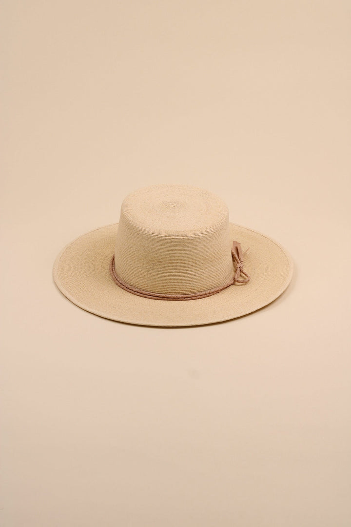 Cabo Fine Palm Leaf Flat Top - Natural