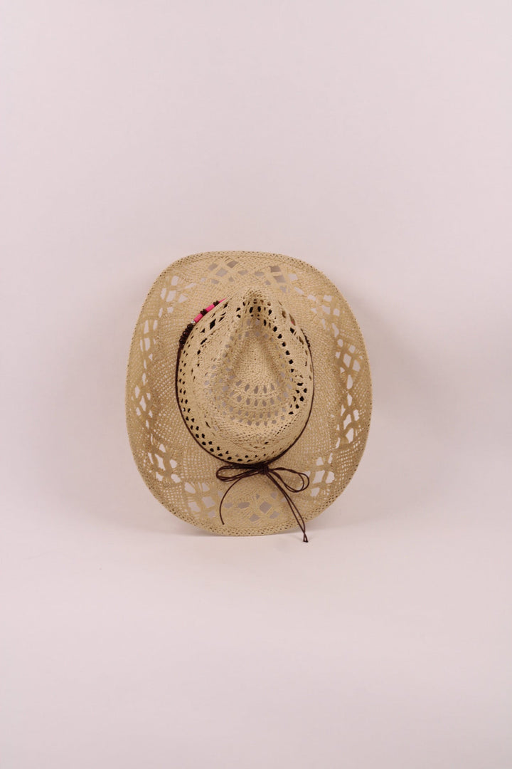 Bayside Rancher Raffia Hat - Beige