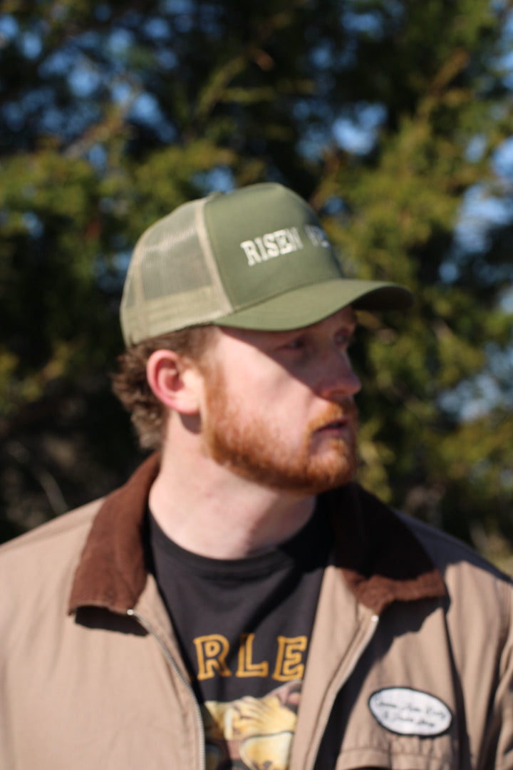 Risen West Trucker Hat - Olive