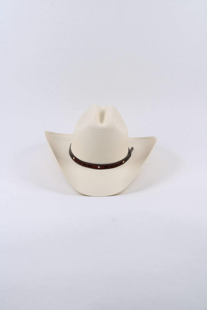 Lonestar Cattlemen Straw Cowboy Hat - Ivory