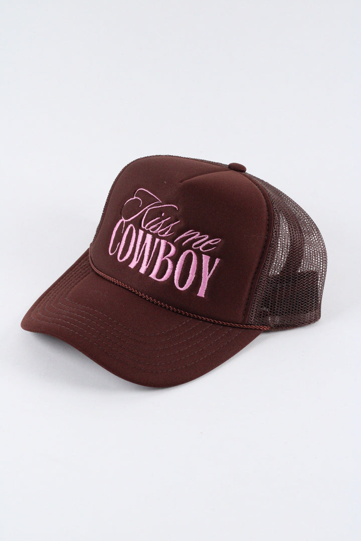 Kiss me Cowboy Trucker Hat