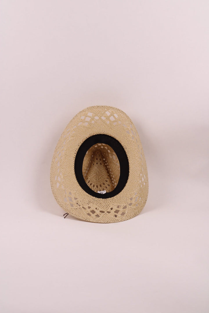 Bayside Rancher Raffia Hat - Beige