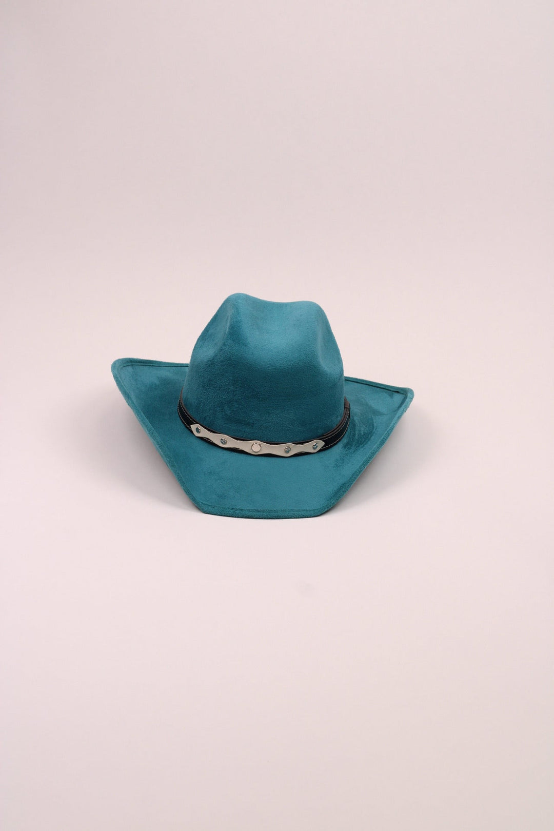 Kids Vegan Suede Austin Hat - Turquoise