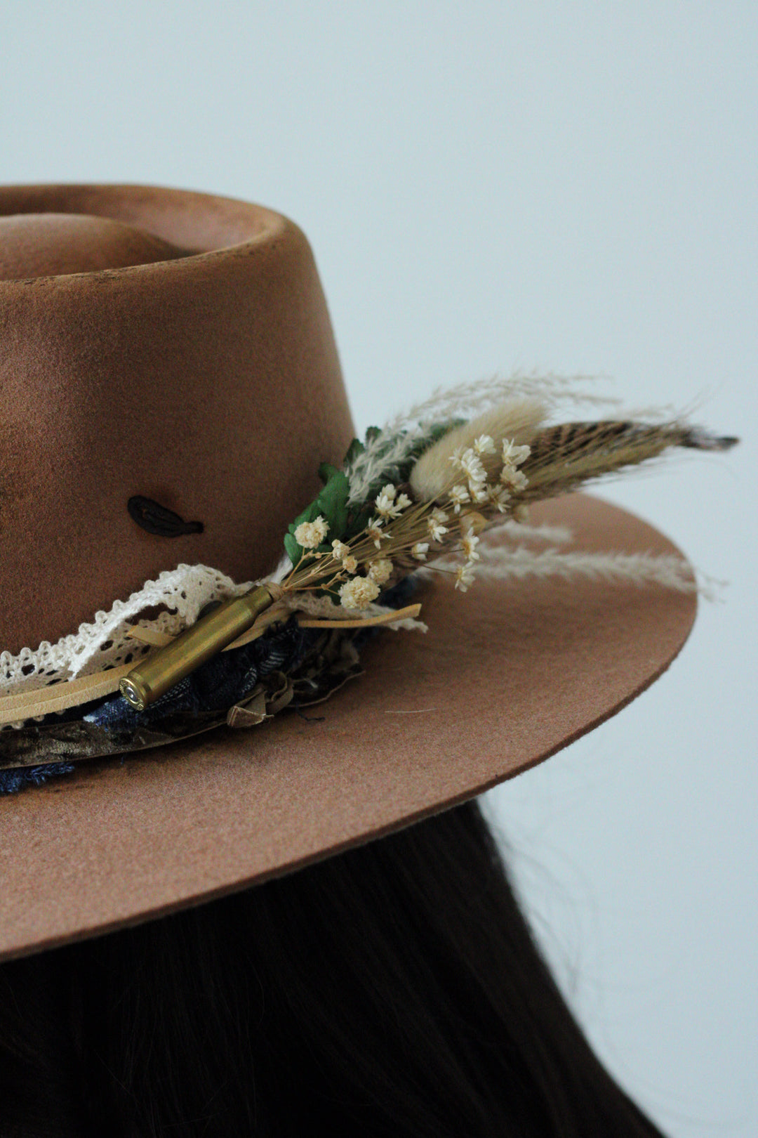 Aspen Rancher Flat Brim Hat - Tan