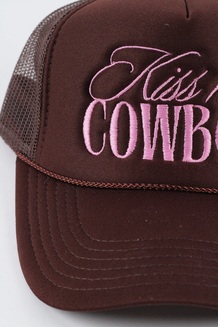 Kiss me Cowboy Trucker Hat