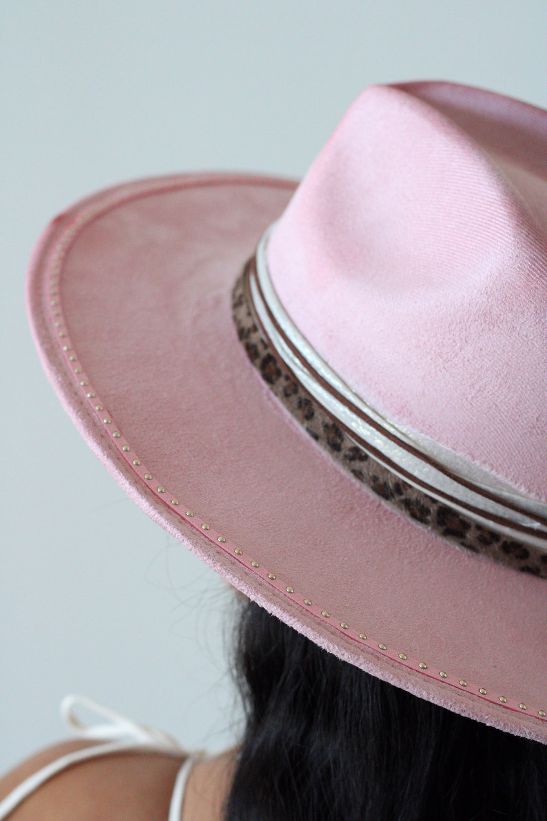 Hallie Rancher Hat - Blush Pink