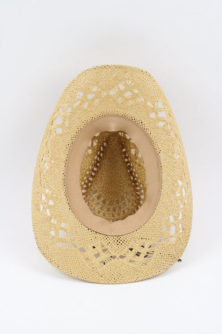 Bayside Rancher Raffia Hat - Natural