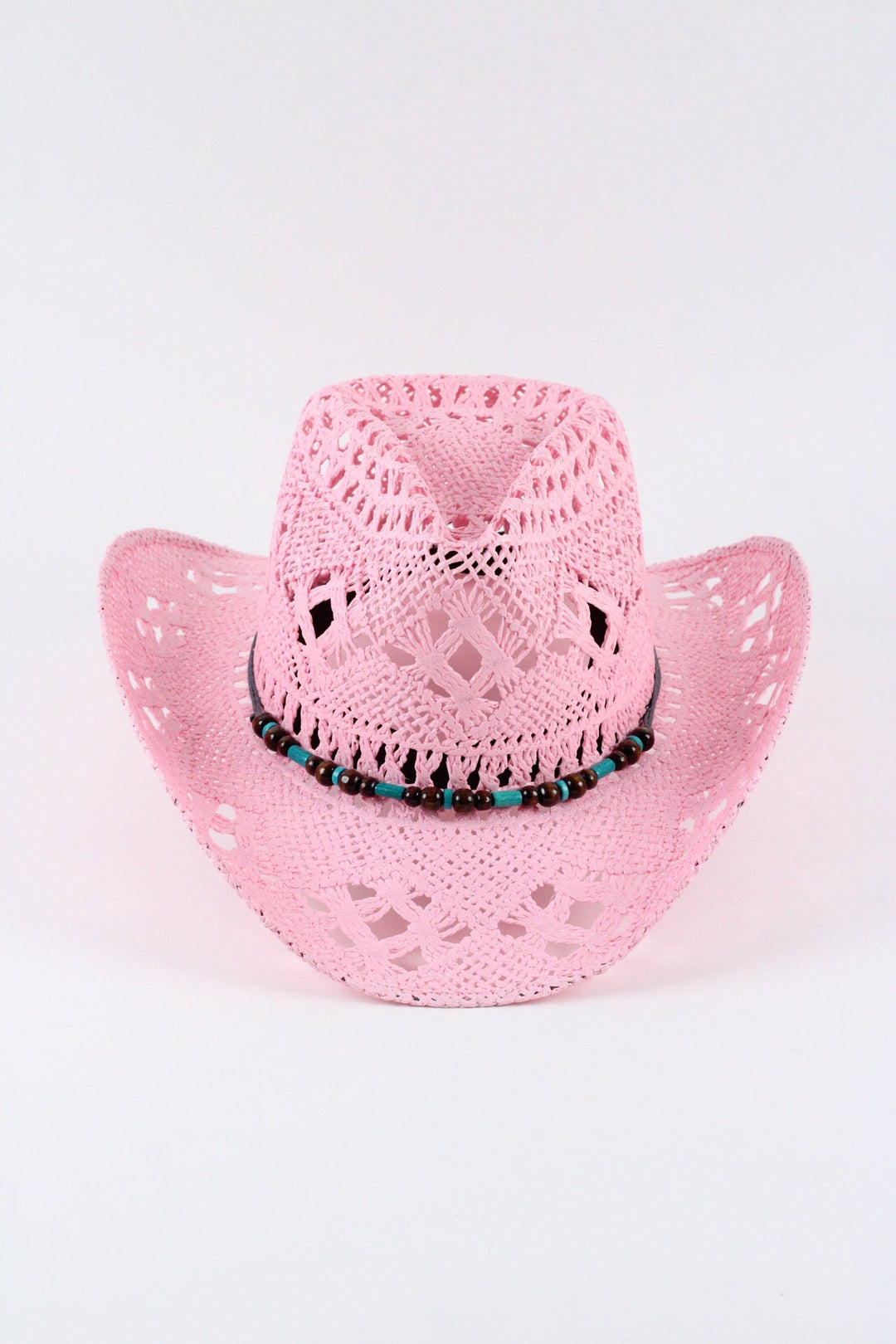 Bayside Rancher Raffia Hat - Pink