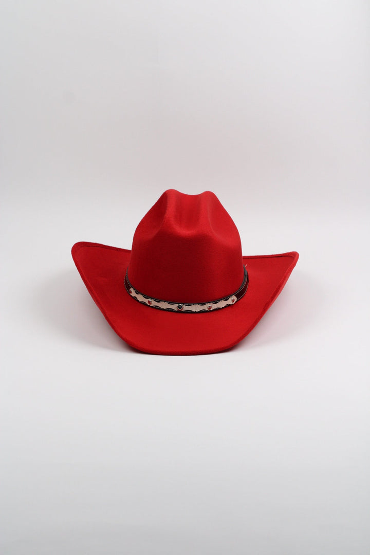 The Durango Cowboy Hat - Lipstick Red