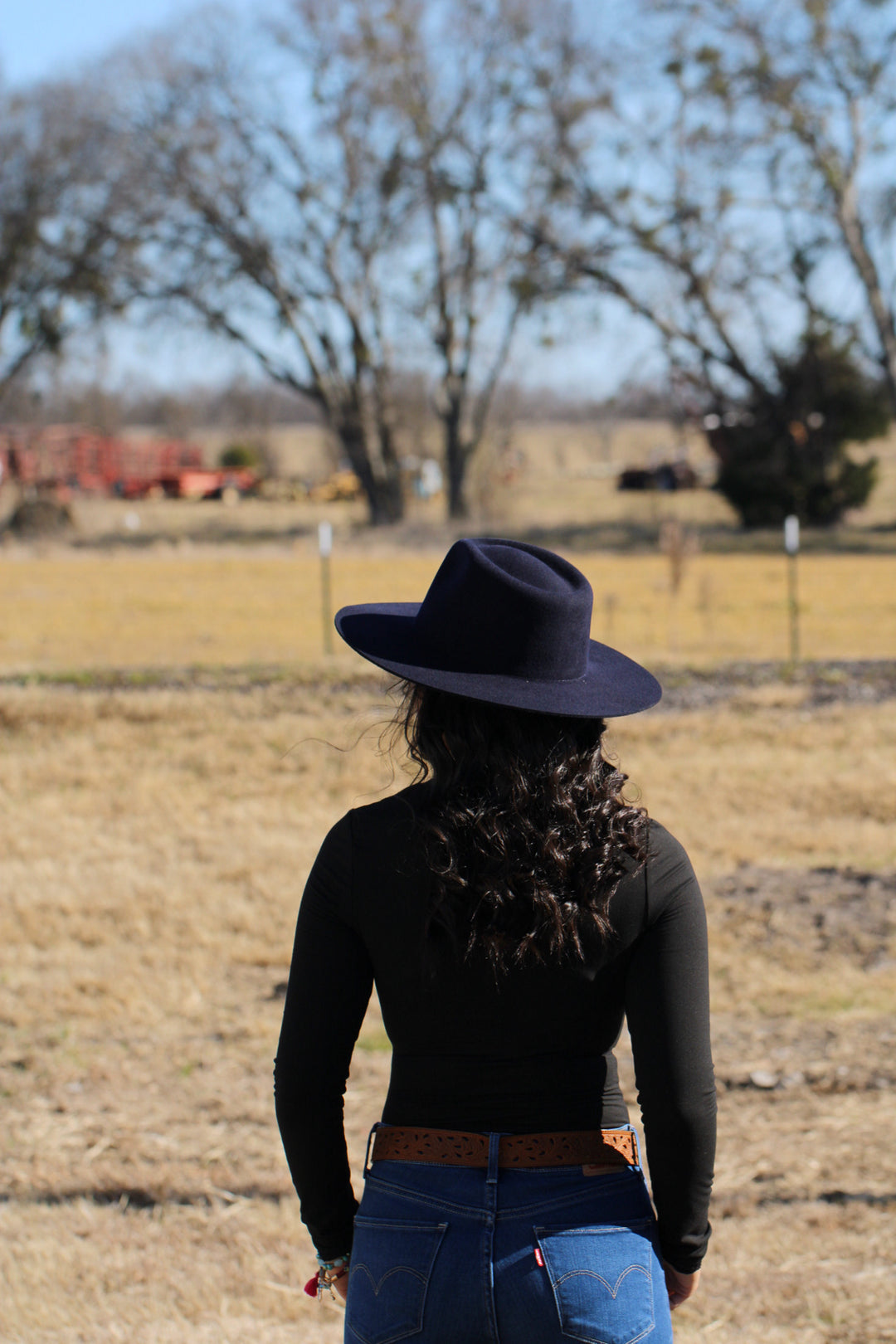 The Rowan - Wool Felt - Navy Blue