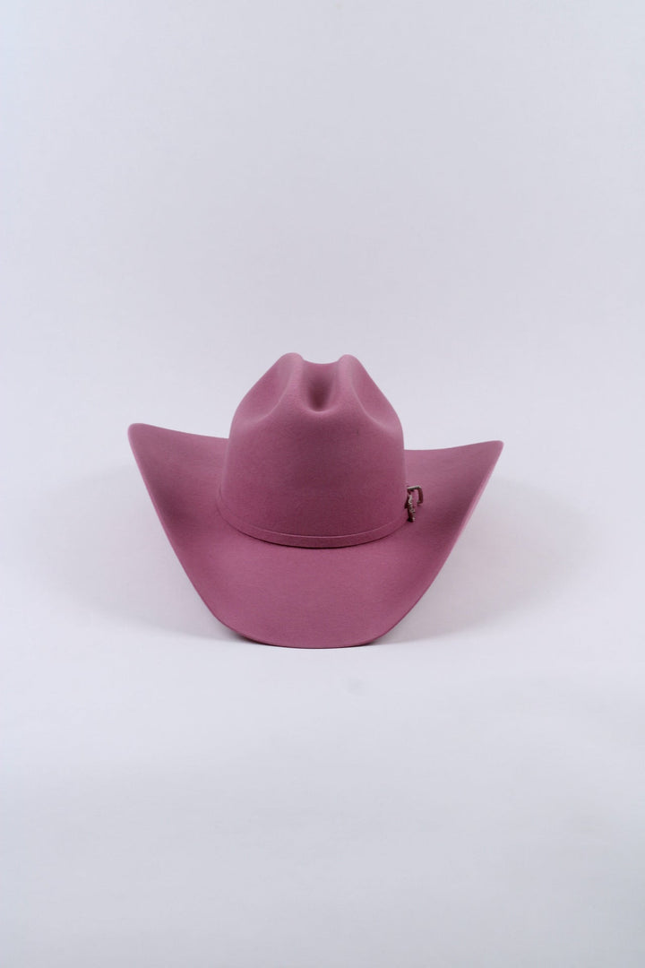 Wren Merino Wool Western Hat - Mulberry Pink