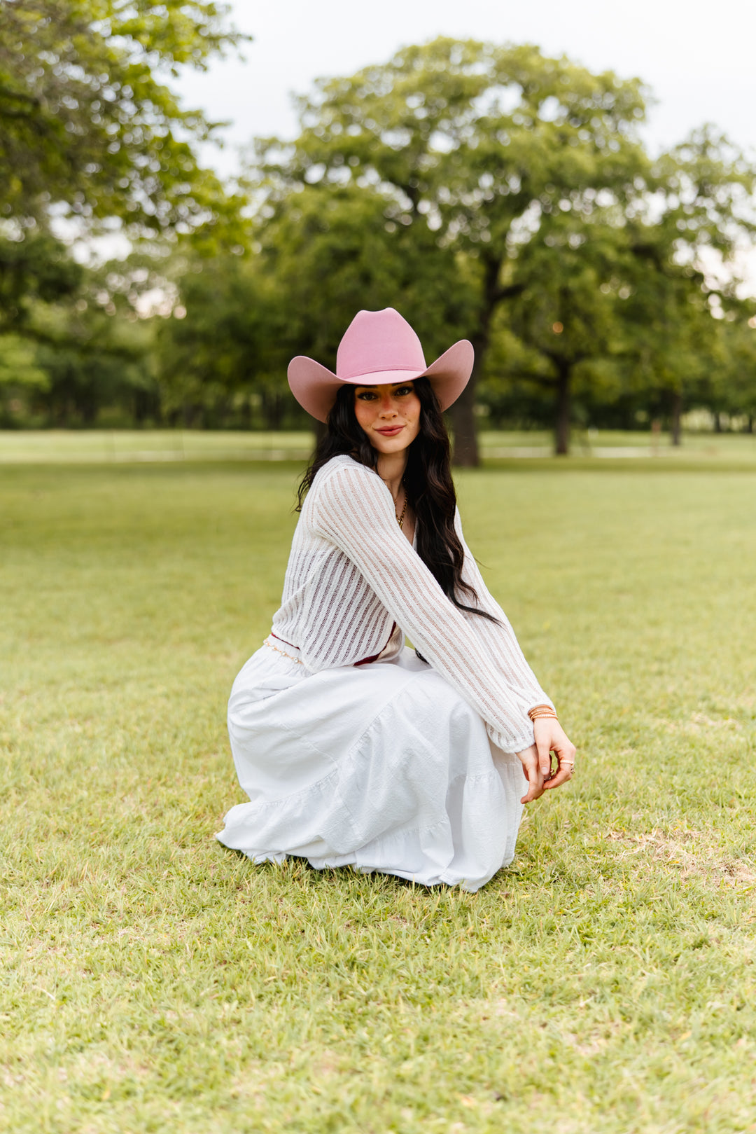Wren Merino Wool Western Hat - Mulberry Pink
