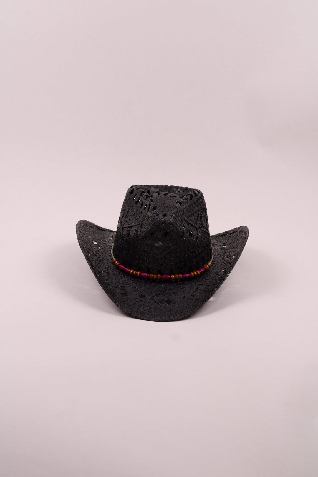 Bayside Rancher Raffia Hat - Black