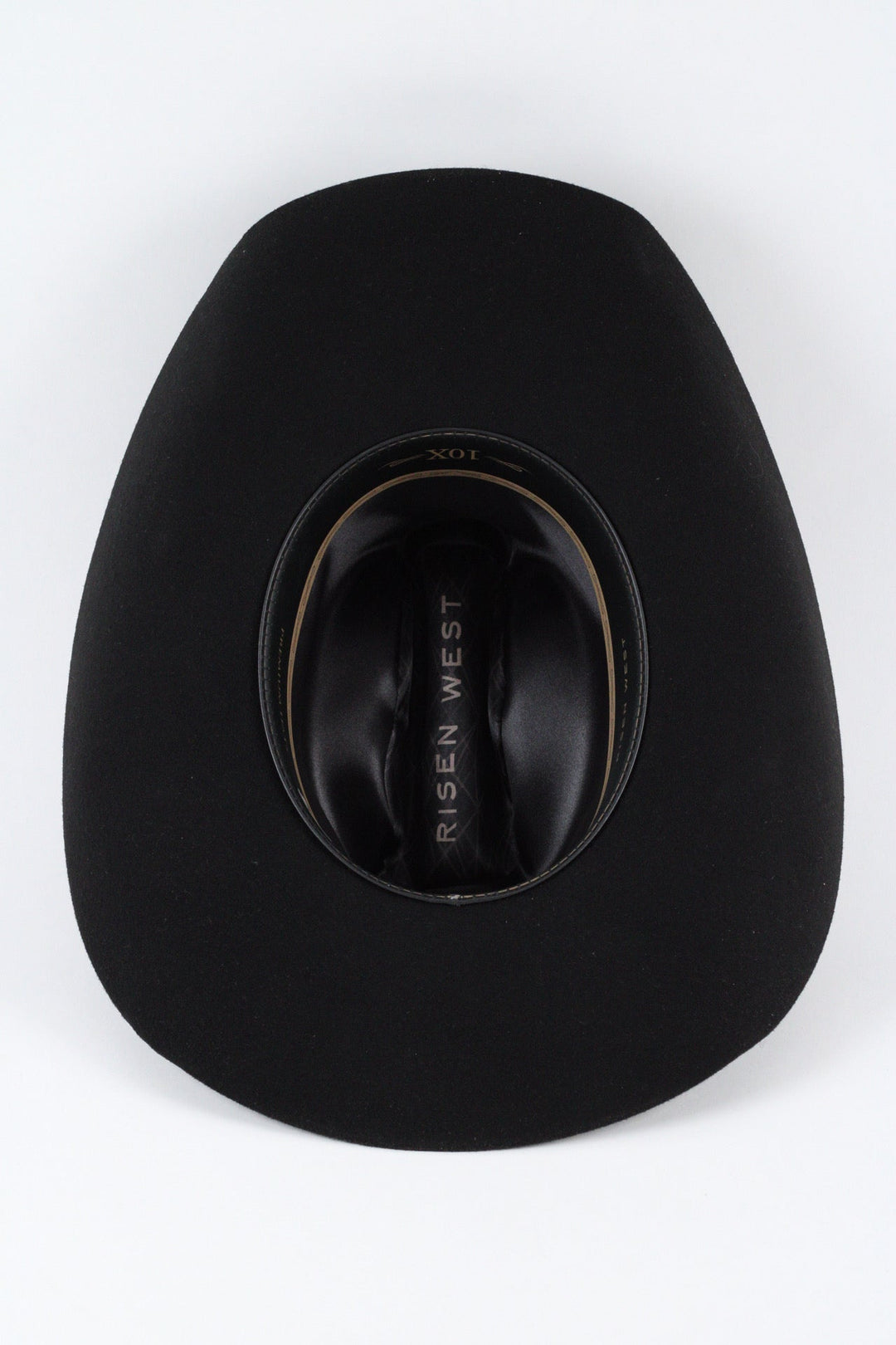 Wren Merino Wool Western Hat - Black
