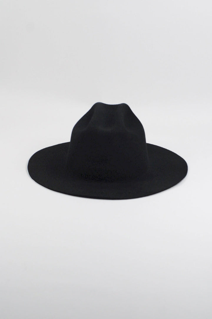 Dakota Cattleman Flat Brim Hat - Black