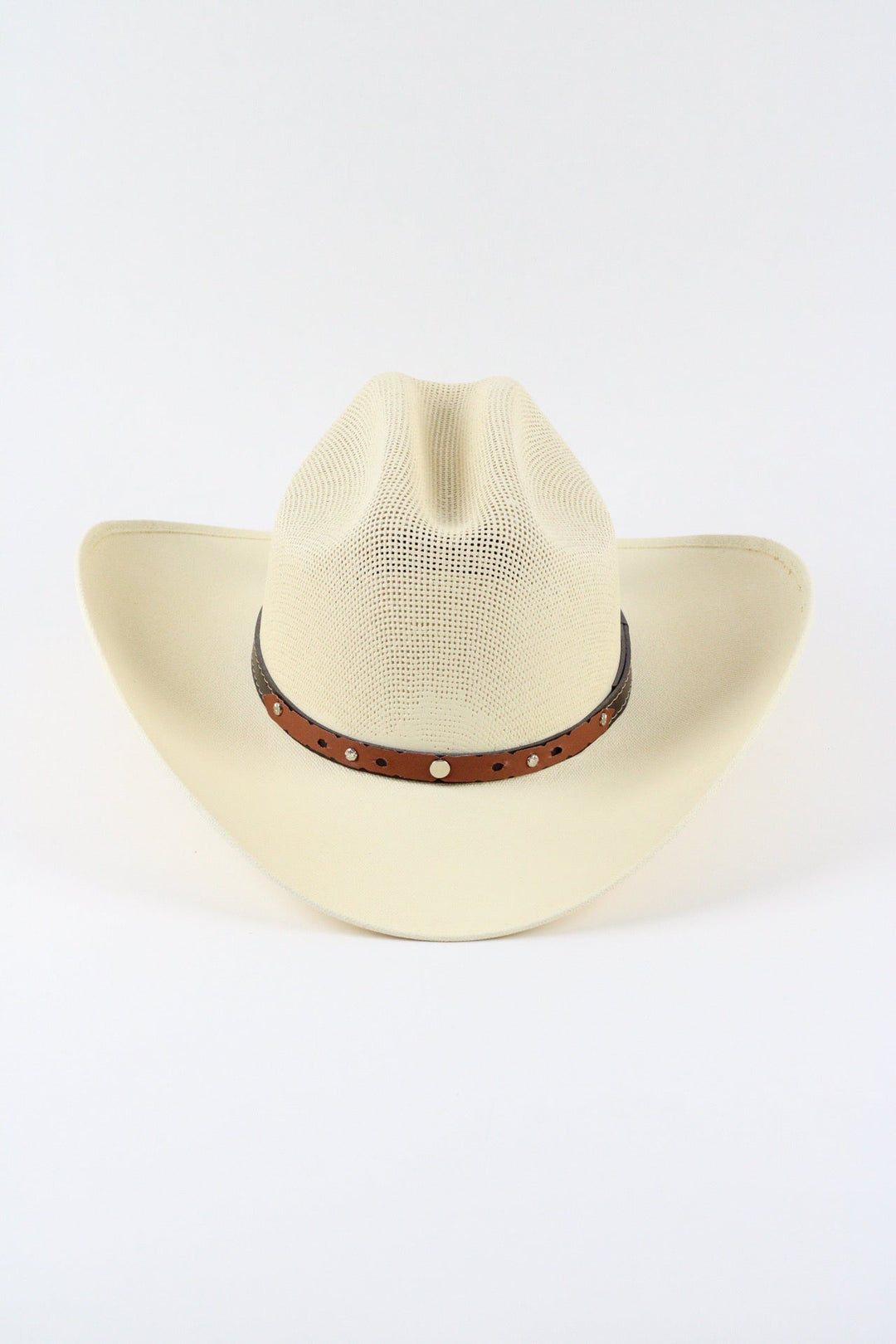 Luckenbach Cattlemen Straw Cowboy Hat - Natural