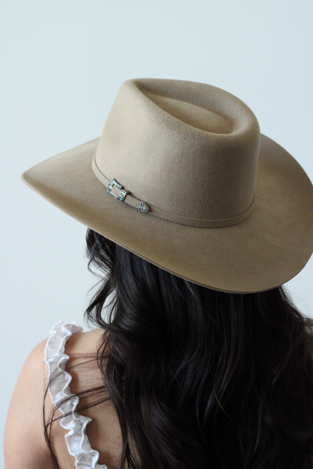 Cheyenne Western Teardrop Hat - Camel