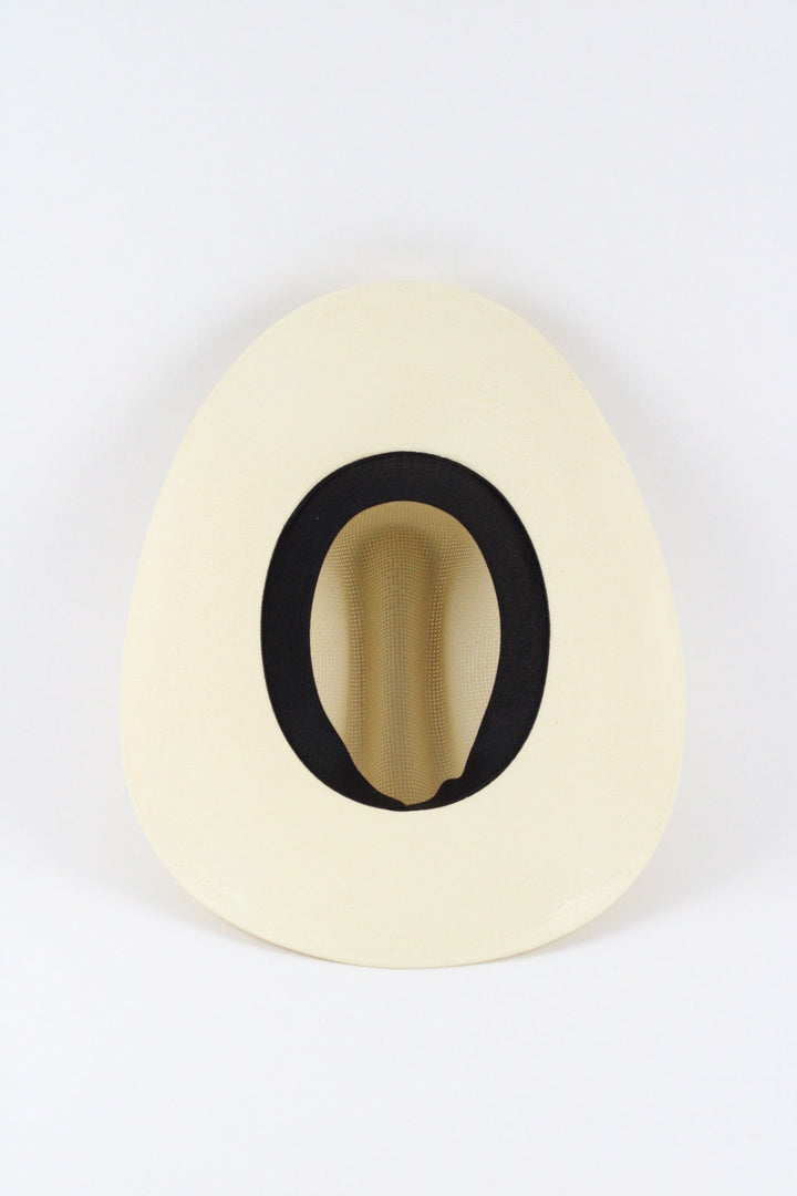 Luckenbach Cattlemen Straw Cowboy Hat - Natural
