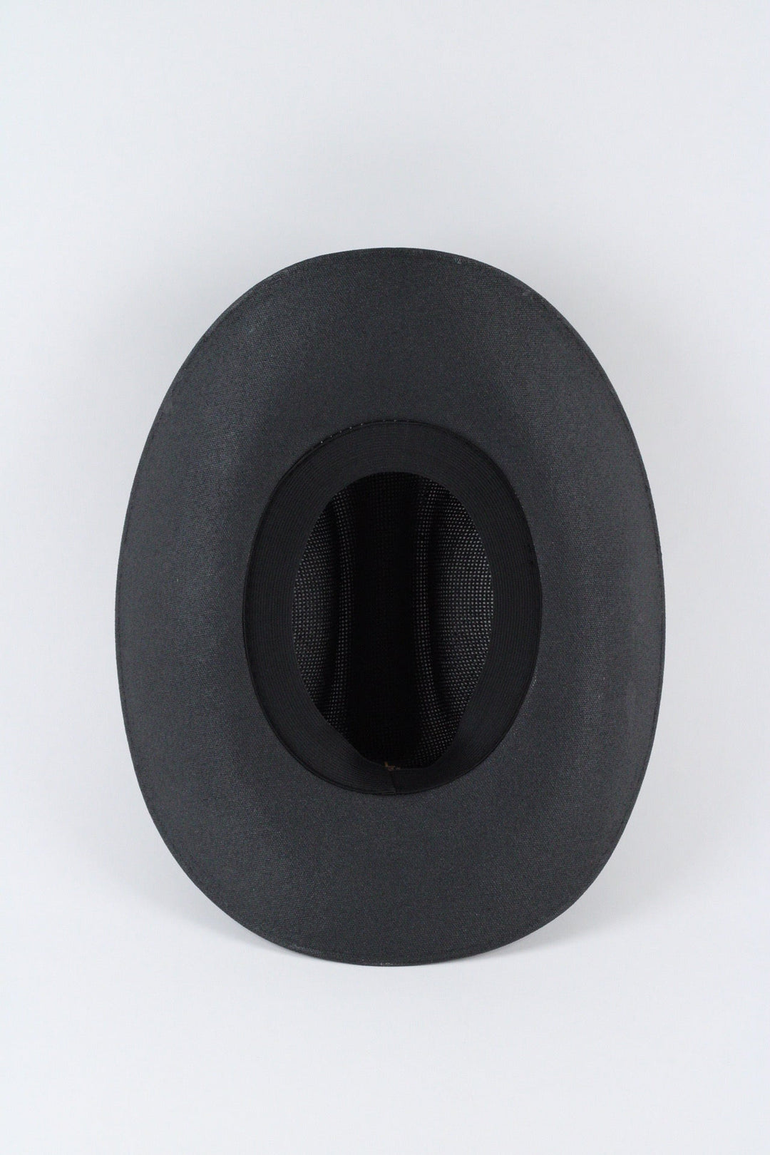 Luckenbach Cattlemen Straw Cowboy Hat - Black