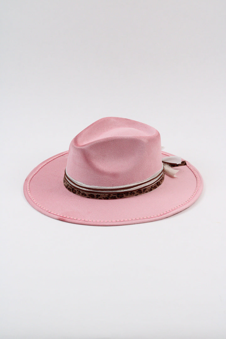 Hallie Rancher Hat - Blush Pink
