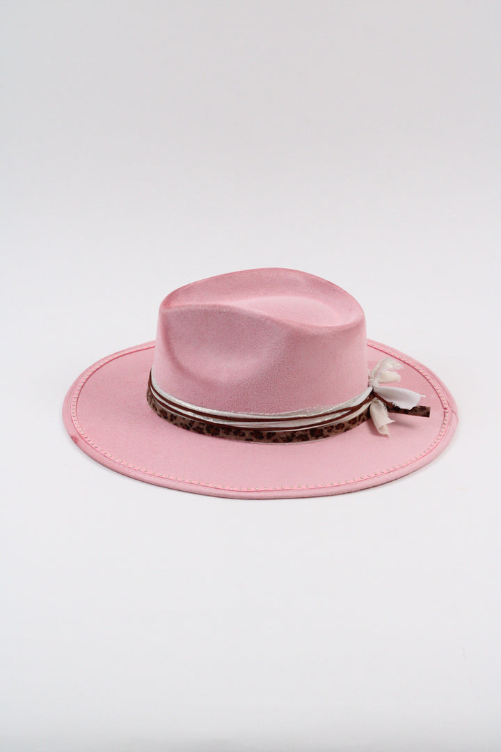 Hallie Rancher Hat - Blush Pink