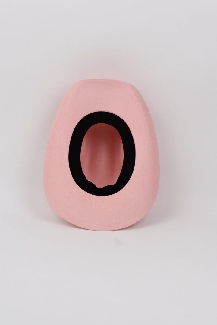 Kids Austin Structured Straw Cowboy Hat - Blush Pink