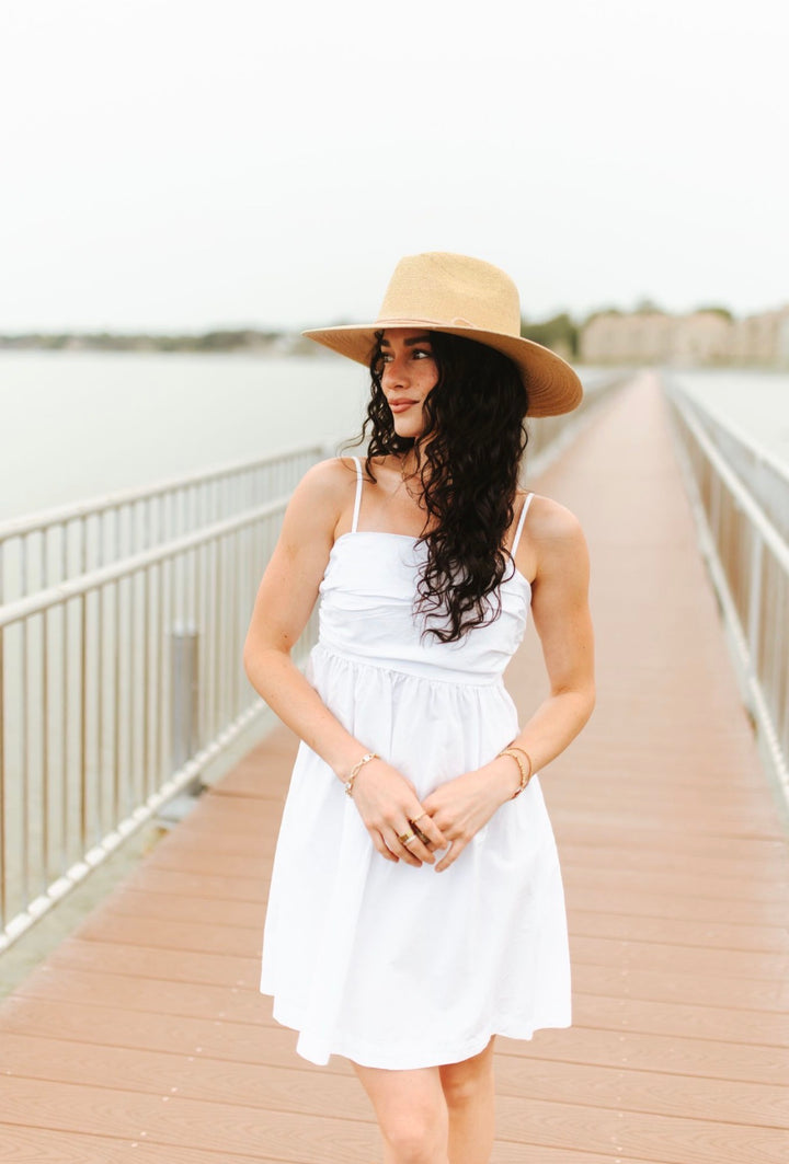 Cabo Fine Palm Leaf Rancher Hat - Tan