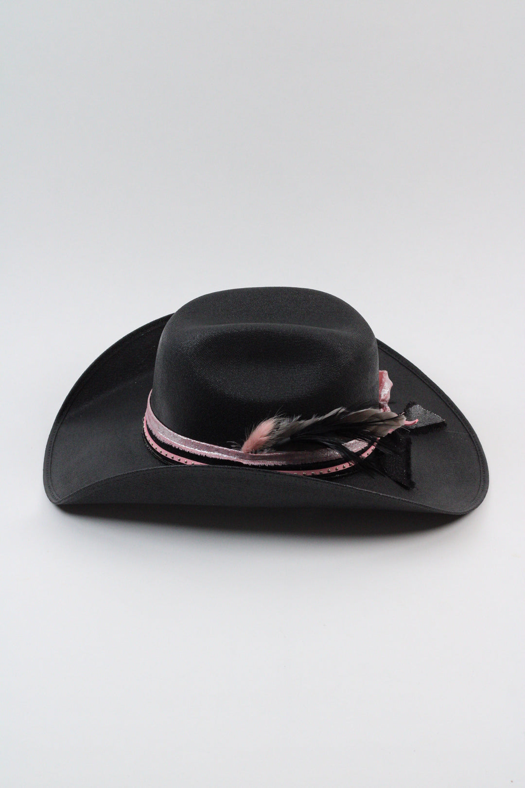Lucy Luckenback Cattlemen Cowboy Straw Hat - Black