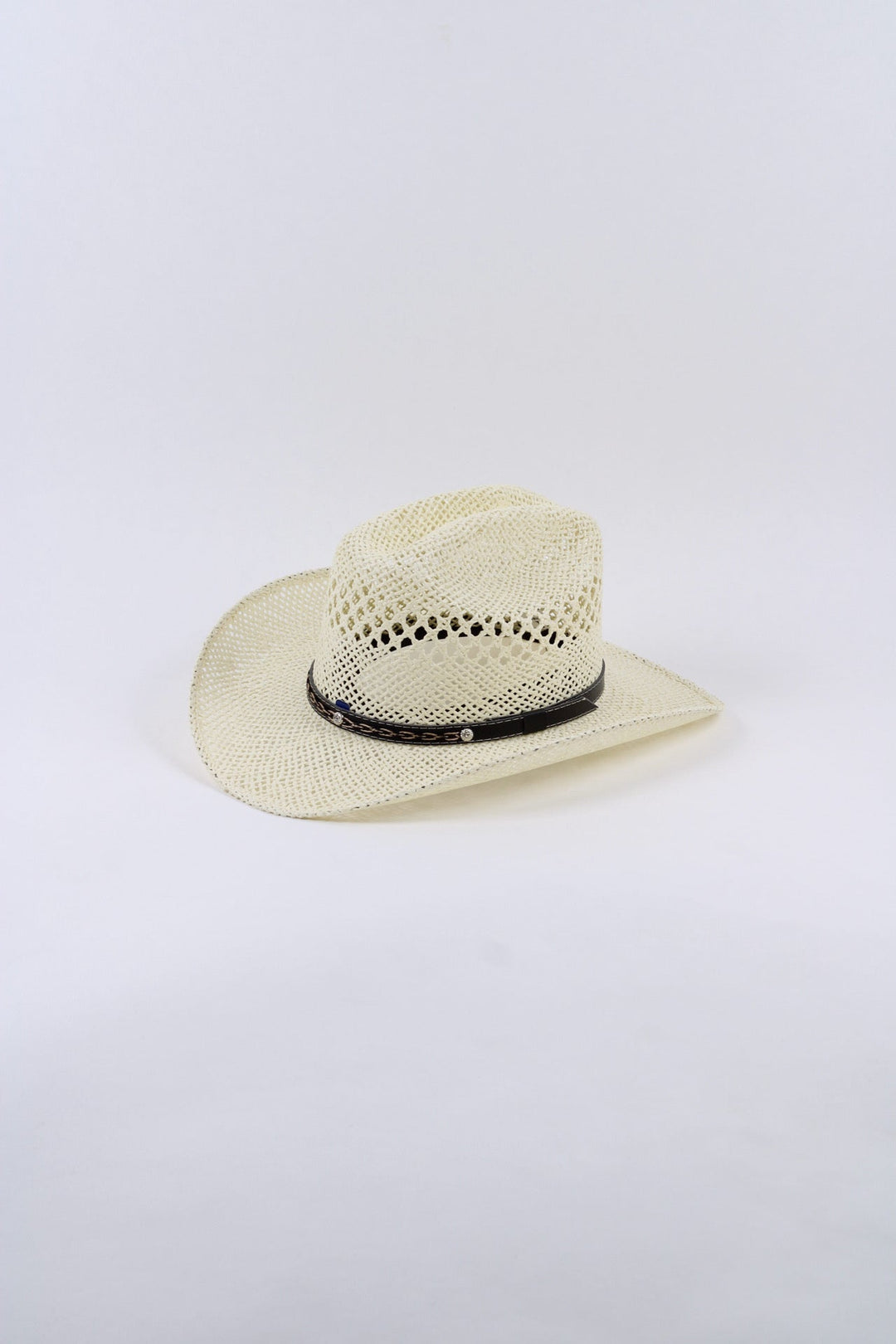 Montecito Raffia Cowboy Hat - Ivory