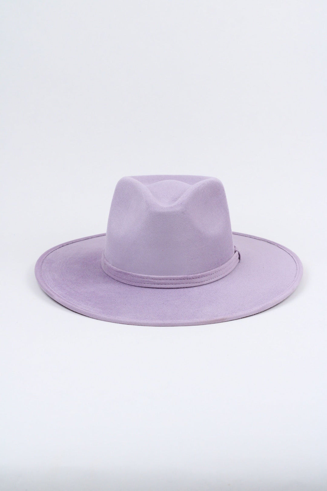Vegan Suede Rancher Hat - Lavender