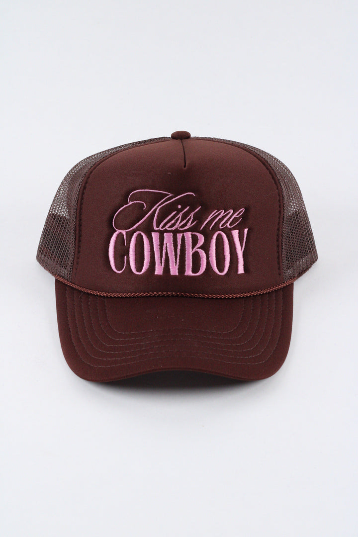 Kiss me Cowboy Trucker Hat