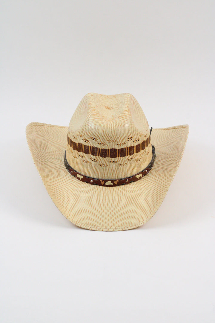 Bailey Bullrider Straw Cowboy Hat - Sahara