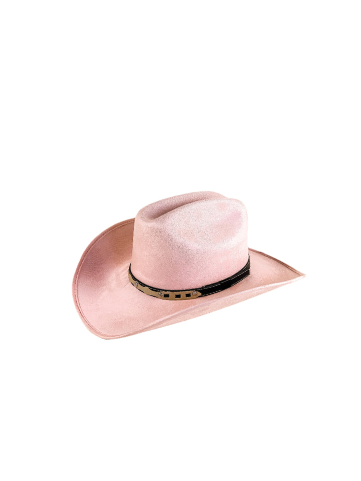 The Durango Cowboy Hat - Blush Pink