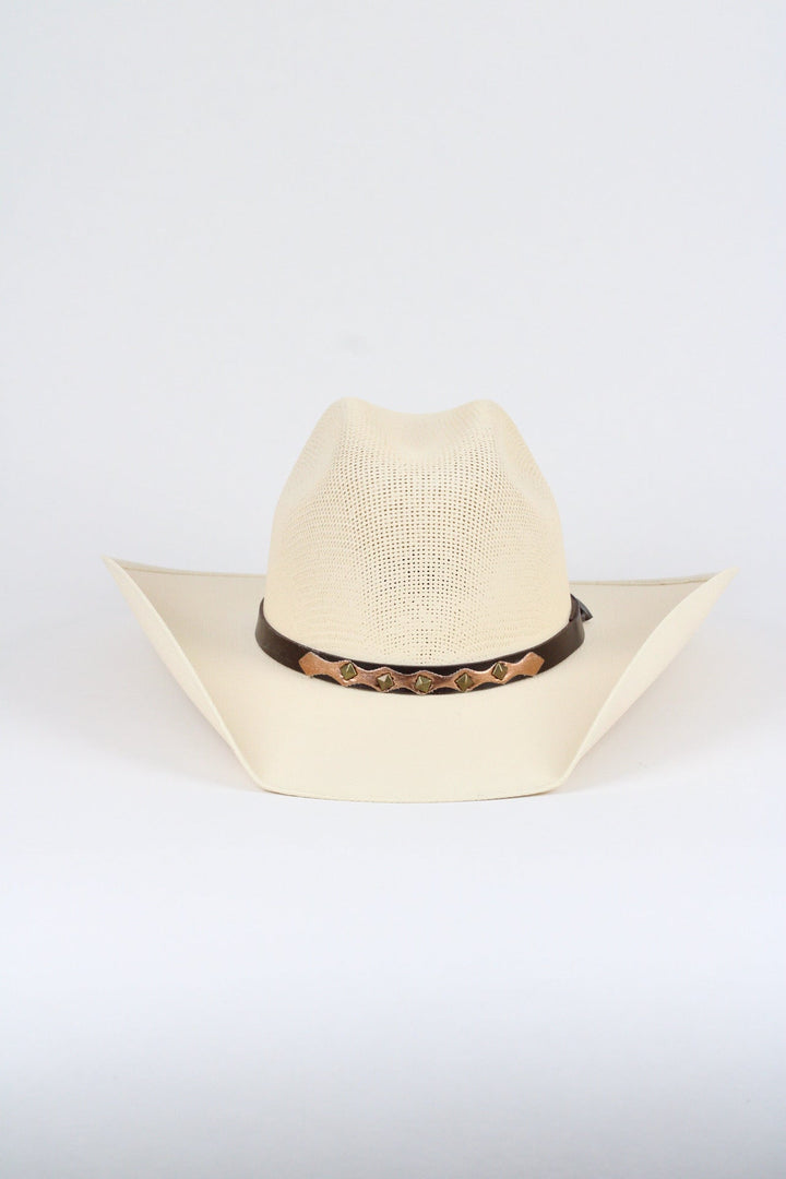 Luckenbach Bull Rider Straw Cowboy Hat - Natural
