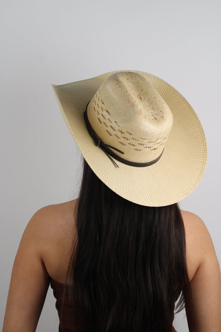 Bailey Austin Straw Cowboy Hat - Tan