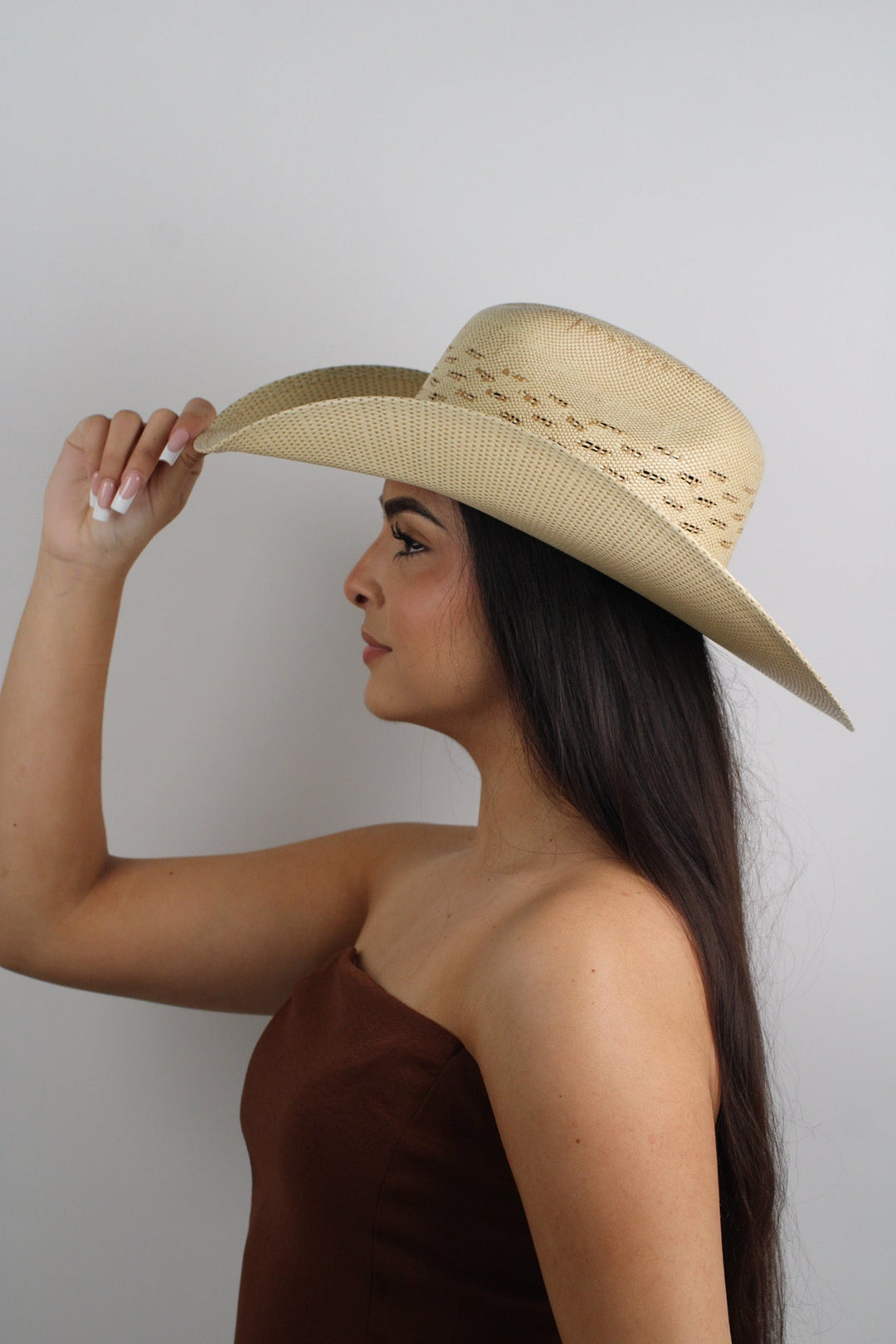 Bailey Austin Straw Cowboy Hat - Tan