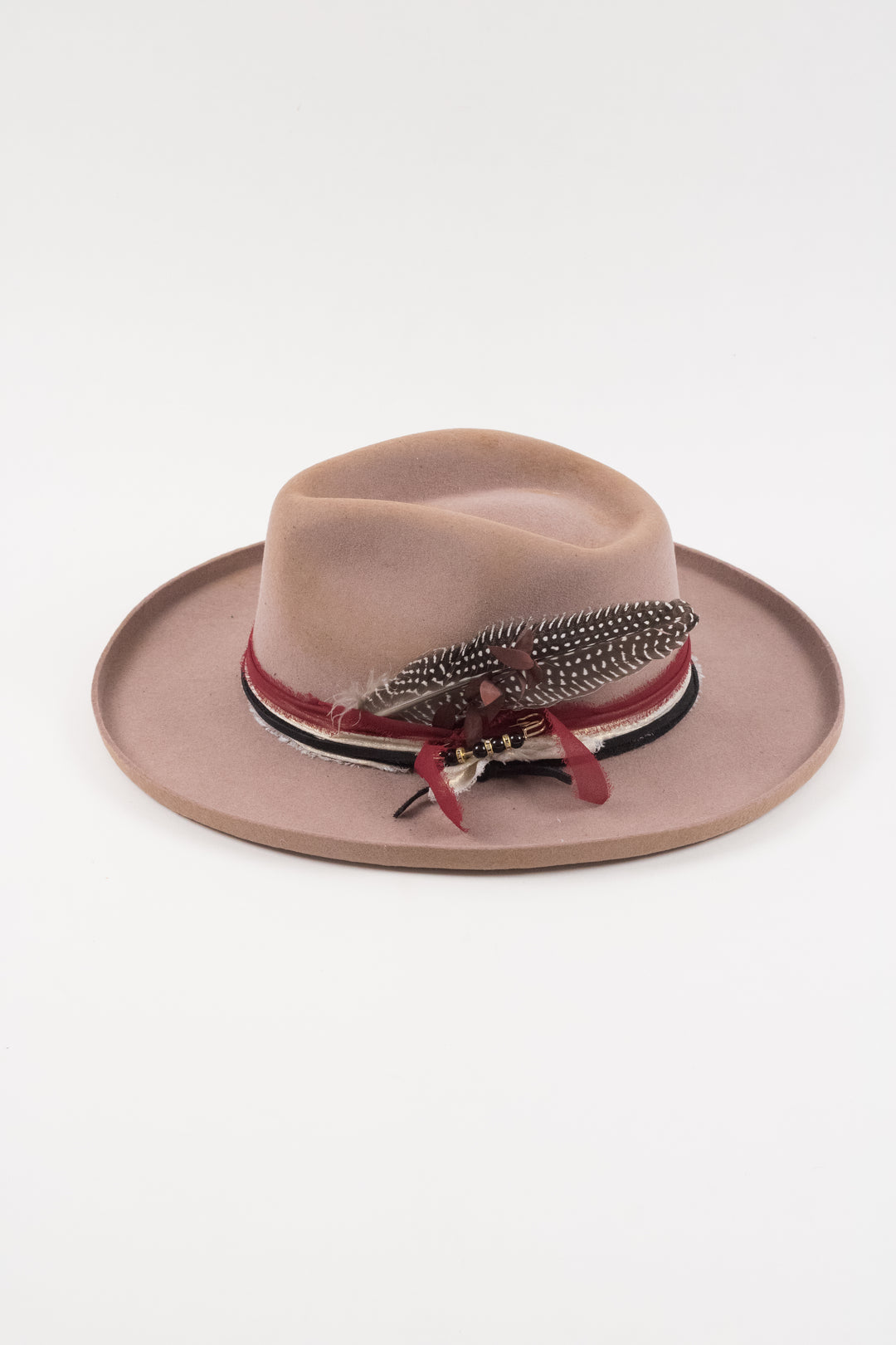 The Marlowe - Fawn pencil brim distressed