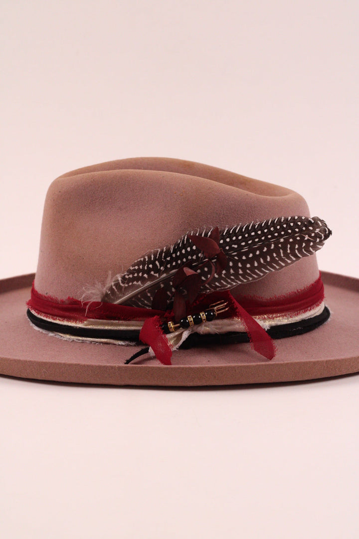The Marlowe - Fawn pencil brim distressed