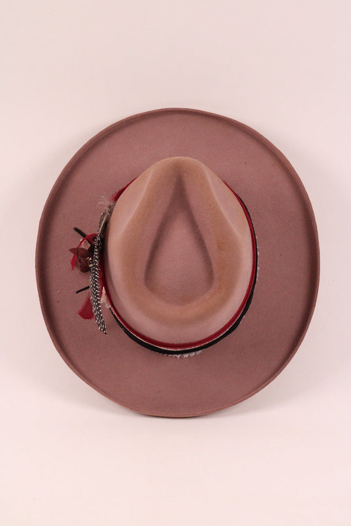 The Marlowe - Fawn pencil brim distressed
